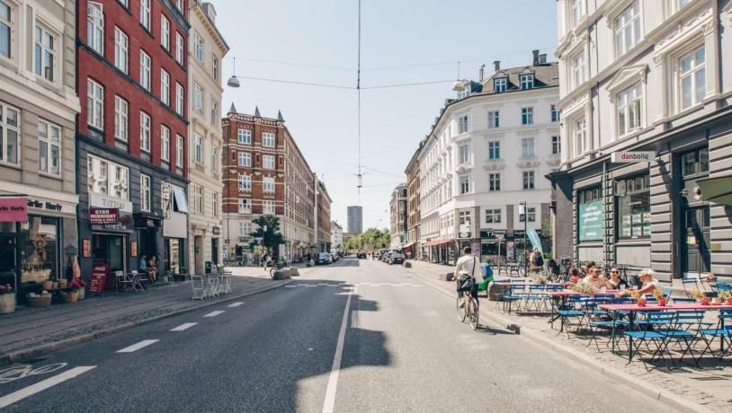 Istedgade is the main street in Copenhagen's Vesterbro area