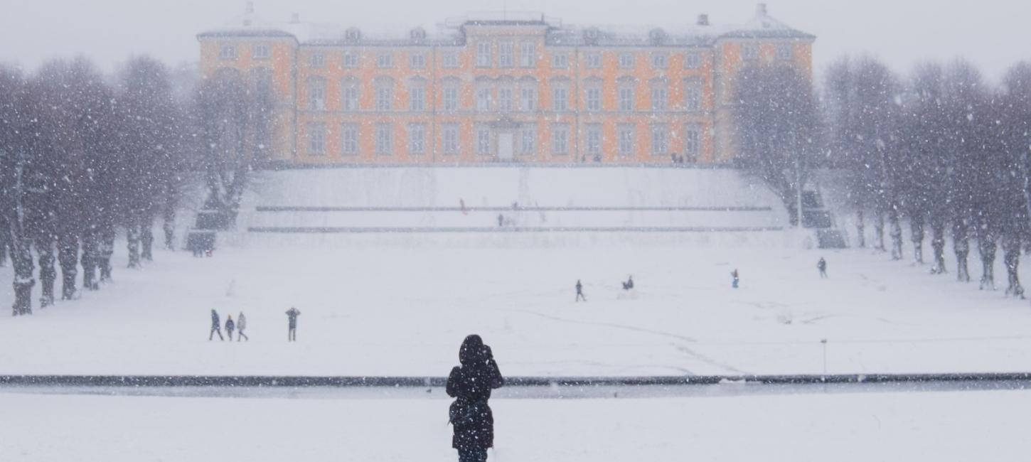Sne i Frederiksberg Have